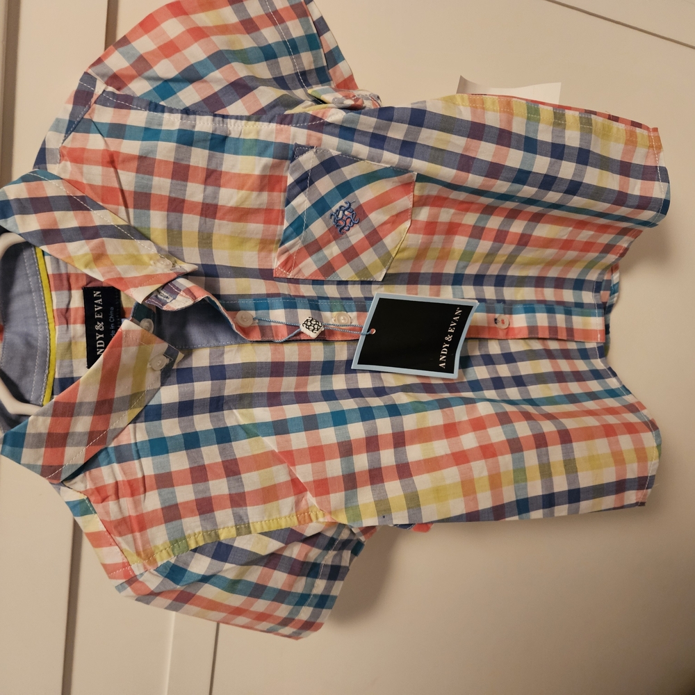 Boys Checkered Shirt- Perfect For Easter